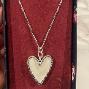 𝅺Luck Brand Reversible Heart Necklace NIB